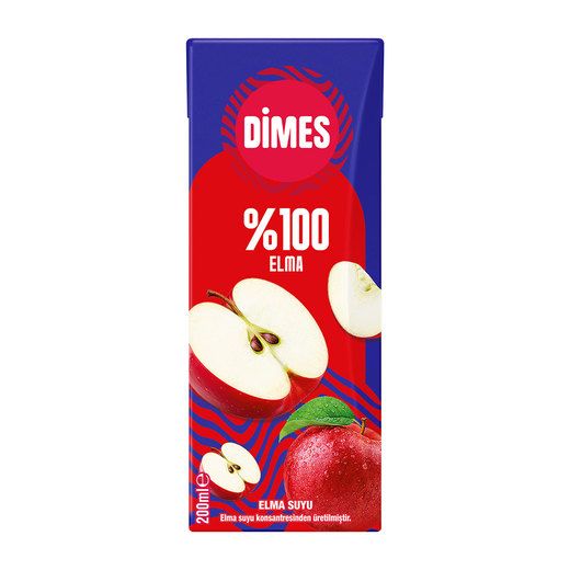 DİMES MEYVE SUYU ELMA 200 mL