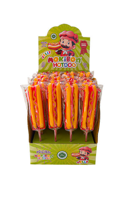 JELLY MOKIBON: HOTDOG (SOSİSLİ SANDVİÇ ŞEKLİNDE JELİBON)